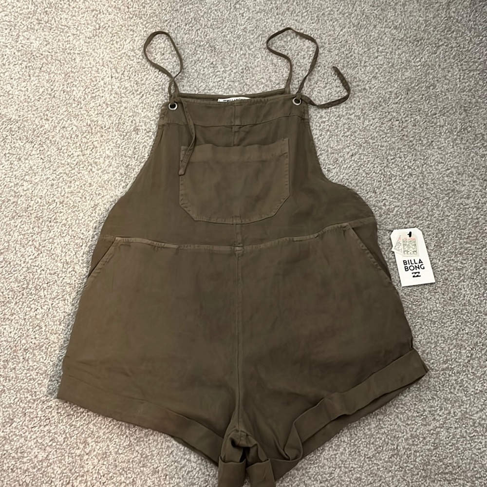 Olive Green Billabong Romper